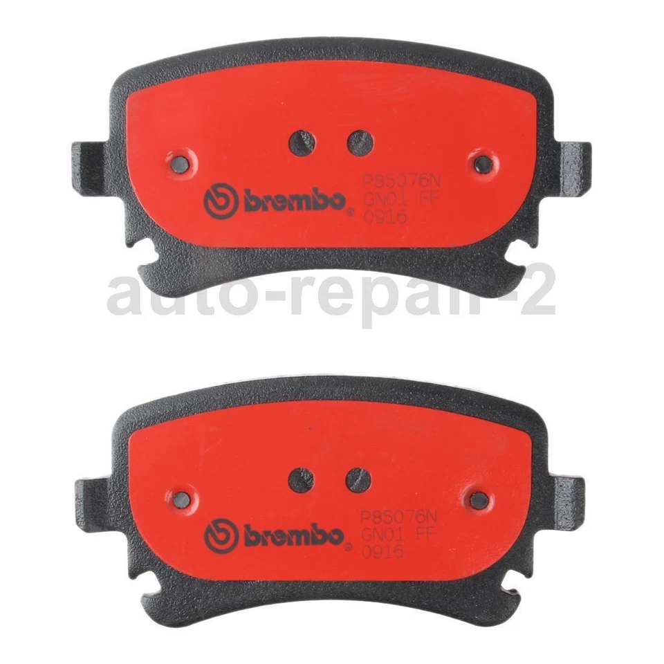 Juego de pastillas de freno de disco delanteras traseras para Audi A6 Brembo 2006~2008 Foto 3 de 4