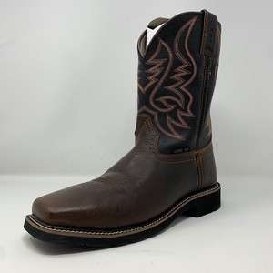 justin men's stampede steel toe work boots
