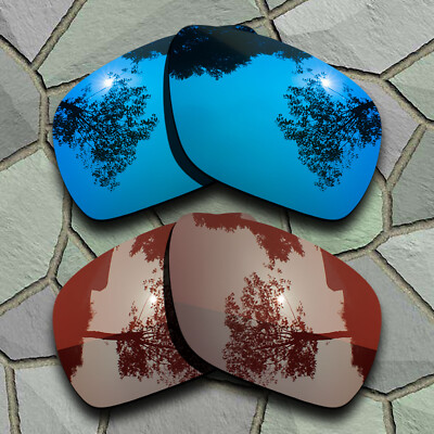 Sky Blue&Bronze Brown Polarized Lenses Replacement For-Oakley Dispatch 1