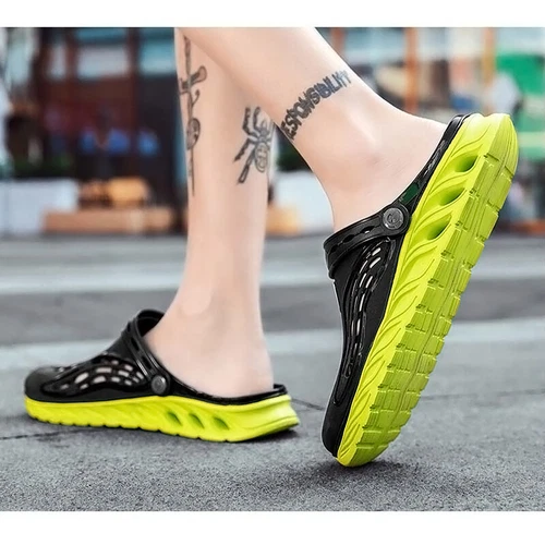 Mens And Womens Casual Slip On Clogs Shoes Waterproof Gray Sandals Slippers - Bild 22 von 67