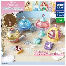 Disney Princess Accessory Collection Capsule Toy 8 Types Full Comp Set Gacha New
