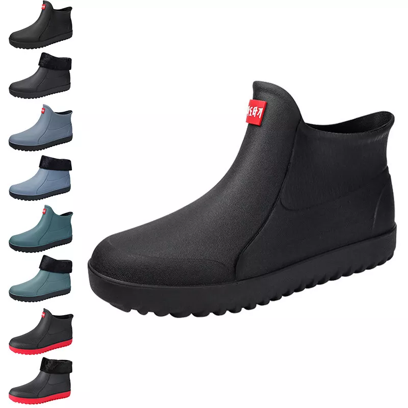 Slip on shop rain shoes mens