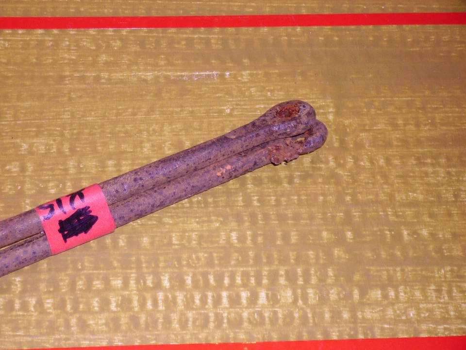 Packard SIX 1938 capota/búco varillas de apoyo. (Par) Foto 2 de 3