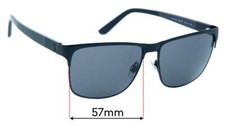 SFx Replacement Sunglass Lenses fits Ralph Lauren PH 3128 - 57mm Wide