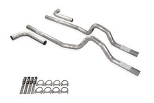Dual Exhaust Kit 3 Aluminized No Muffler Side Exit Fits 73 To 79 Ford F-series