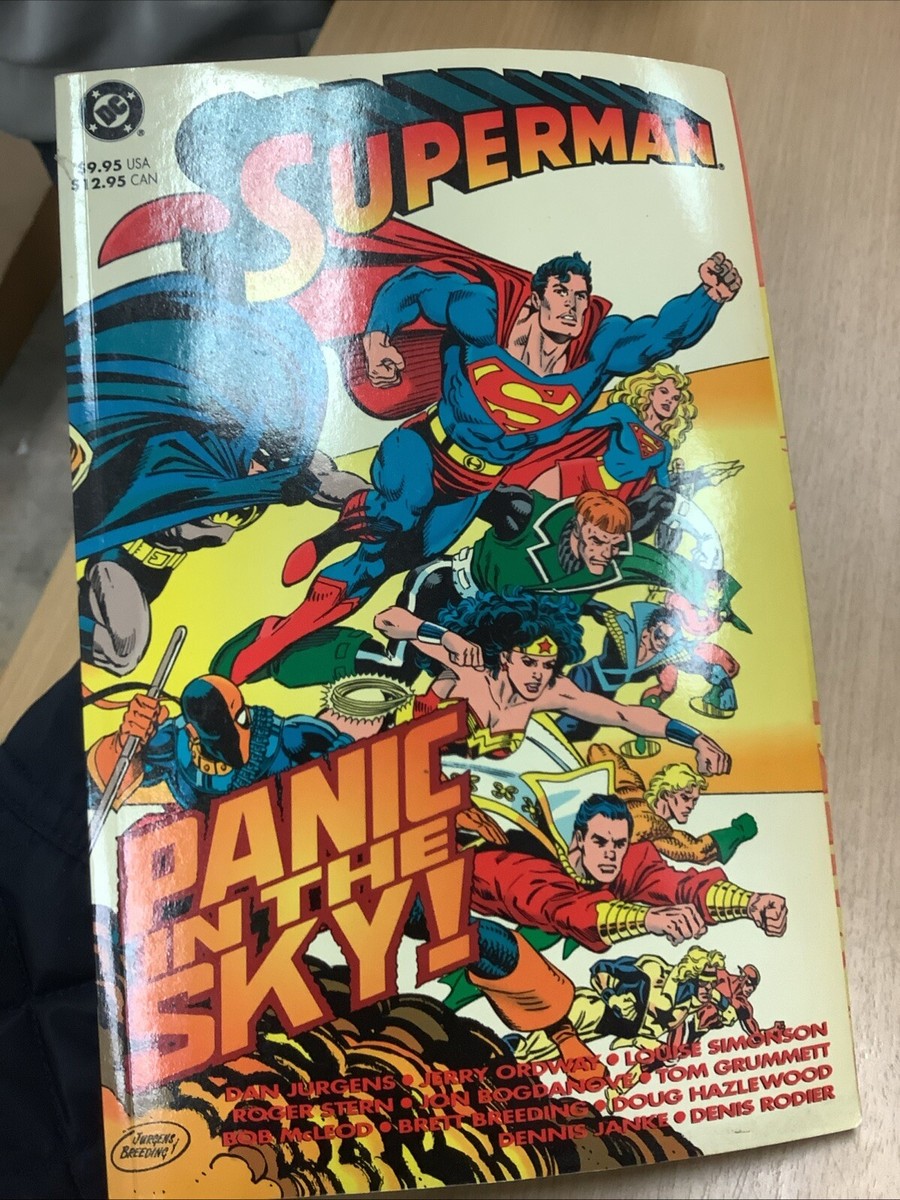 Superman: Panic In The Sky! | DC Paperback 1993 | 1st Printing