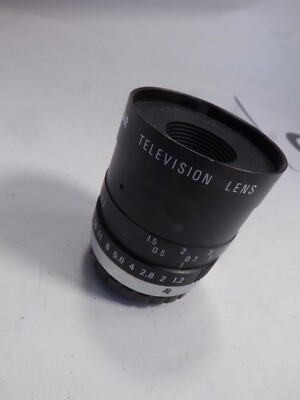 Cosmicar / PENTAX C-MOUNT 1.2 12mm CCTV Television Lens, made in