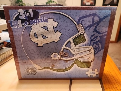 Late for the Sky North Carolina Tar Heels 3 In 1 350 Pc Deluxe Puzzle NIB SEALED