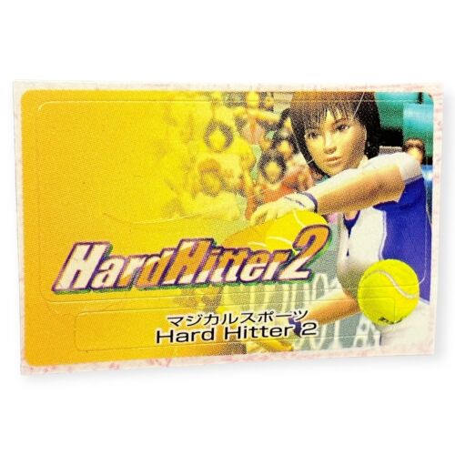 Autocollant carte mémoire vintage Sony PlayStation 2 PS2 Hard Hitter 2 - Photo 1/1