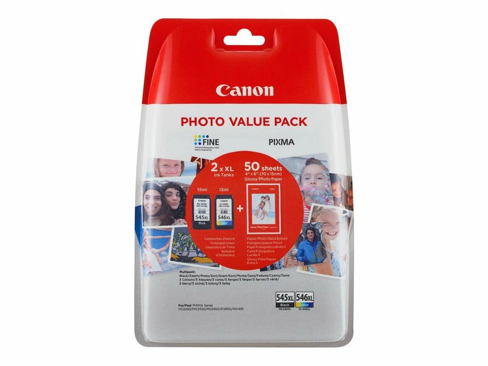 Original Canon PG-545 CL-546 PG545XL CL546XL Druckerpatronen - Bild 4 von 4