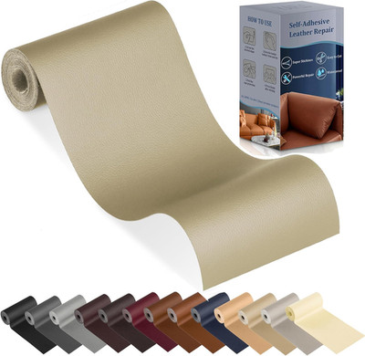 Leather Repair Patch for Furniture, 4'' X 63'' Self Adhesive Leather Repair Kit Vi
