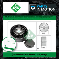 Image of Aux Belt Idler Pulley fits BMW 118D 2.0D 04 to 13 N47 Guide Deflection INA New