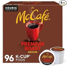 McCafe, Premium Roast Coffee, Keurig Single Serve K-Cup Pods, 96 Count