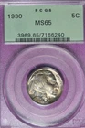 1930 PCGS MS65 BUFFALO NICKEL #B52281