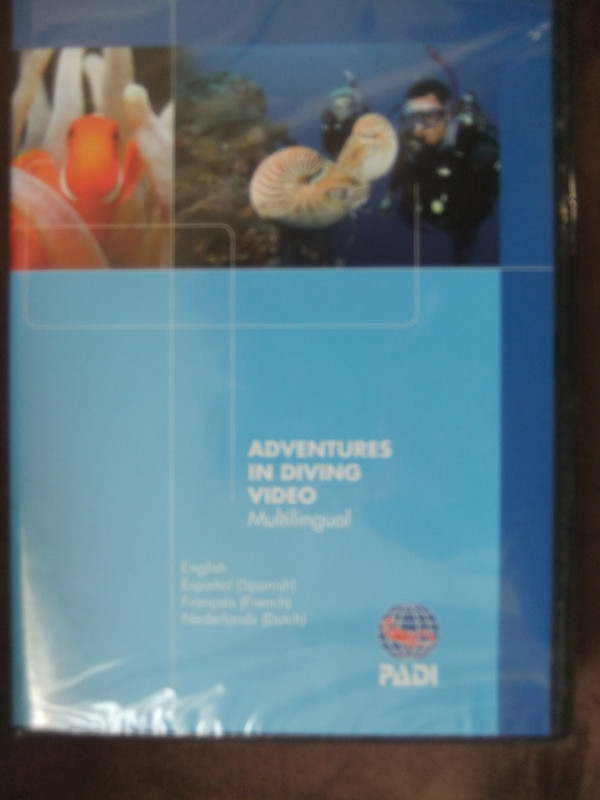 "Adventures In Diving" DVD Padi Diving Course SEALED 2005