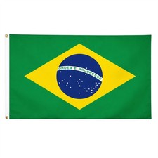 5X3FT Brazil Flag Large Brazilian National World Cup Football Sports Fan Suport