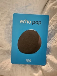 Nouveau haut-parleur Amazon Echo Pop Smart (1) Et Smart Plug (1) Combo - Charbon