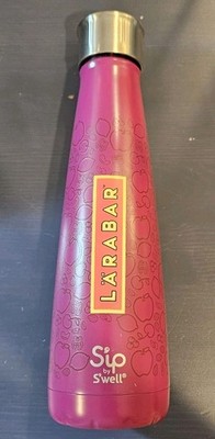Lärabar Branded Sip by Swell Insulated 15oz Bottle Hot/Cold RARE Purple