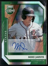 Mike Jarvis 2021 Elite Extra Edition Green Status Die Cut Auto 7/14 #115