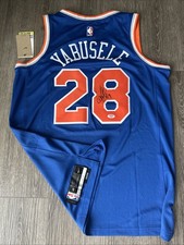 Guerschon Yabusele New York Knicks Autograph Signed Jersey! Psa Coa 