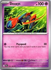 Deoxys 034/086 Uncommon Chaos Rising Pokemon Near Mint