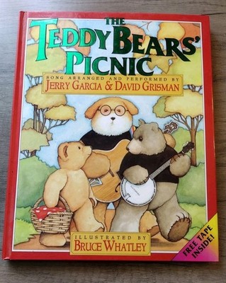 The Teddy Bears Picnic Hardcover Book W/ Cassette Tape, Jerry Garcia 1996 1st Ed