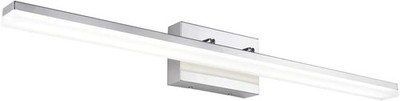 mirrea 36in Modern LED Vanity Light for Bathroom, Silver, Dimmable, J930-36W