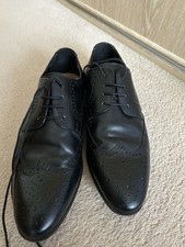 Top man men’s black brogue shoes size 43