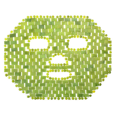 Jade Facial Mask, Jade Sleep Natural Stone Green Facial Cooling Mask, Beauty Ski