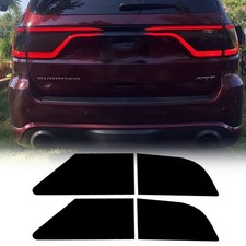 Smoked Tail Light Tint Vinyl Overlay Decals Precut For 2014-2021 Dodge Durango