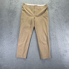 Banana Republic Sloan Pant Womens 8 Brown Viscose Dress Tapered Formal Business