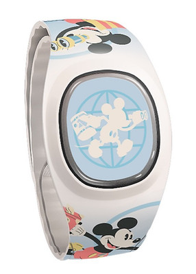 Disney DVC Member MagicBand Plus White Light Blue Mickey Vacation  Sealed - NEW