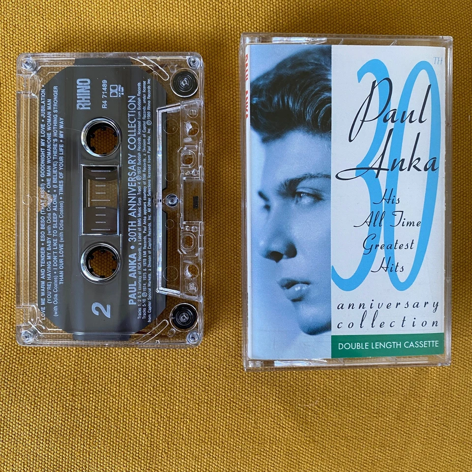 30th Anniversary Collection by Paul Anka (Cassette, Nov-1985, Rhino (Label)) - Image 2 of 4