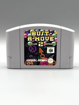 Bust-A-Move 2-Arcade Edition Nintendo 64 N64 Modul Zustand: Gut
