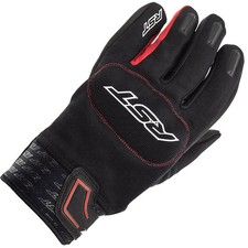 RST Motorbike Motorcycle Sports Rider Ce Textile Gloves Black Red