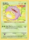 Pokémon TCG Shadowless Base Set 51/102 "Koffing" NM/VLP Card