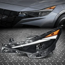 [LED DRL] FOR 21-22 ELANTRA OE STYLE LEFT DRIVER SIDE PROJECTOR HEADLIGHT LAMP