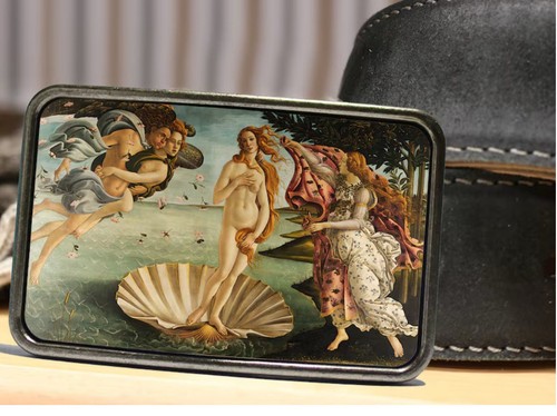 The Birth of Venus Belt Buckle