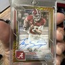 2025 Bowman Chrome University Auto Gold Shimmer SP 4/50 Ty Simpson Alabama