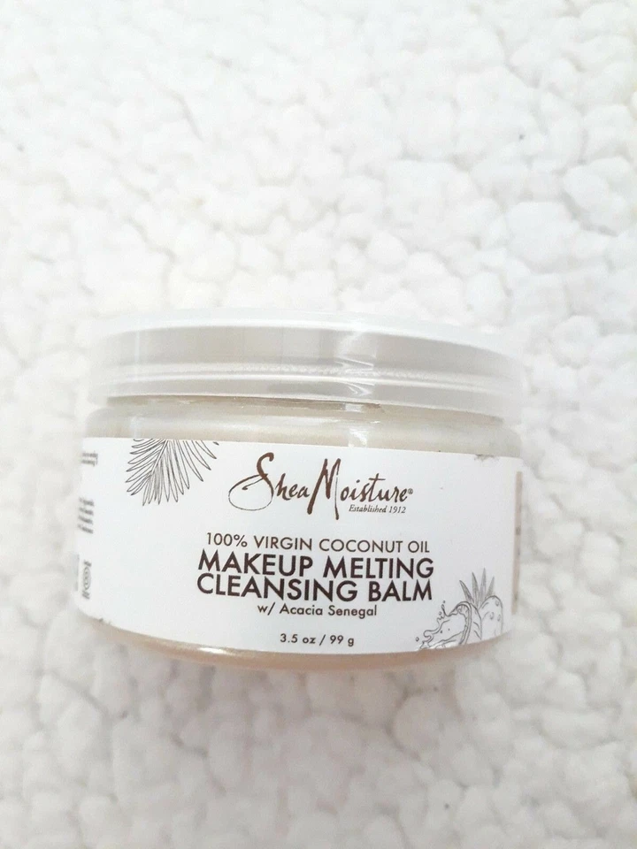 乳木果保湿 - 100% VIRGIN COCONUT OIL MAKEUP 熔化洁面霜 3.5 盎司 - 全新 — 第 2/4 张图片