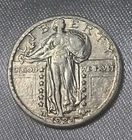 1928 S STANDING LIBERTY QUARTER AU+