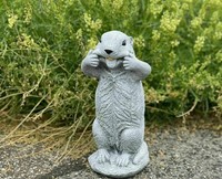 Frostfeste Steinfigur Murmeltier Max 27 Cm Gartenfigur Steinguss Wetterfest
