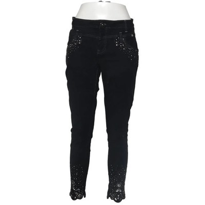 Bebe, Jeans, Größe: 38, Schwarz, Elasthan/Polyester, Sonstiges, Denim #va0
