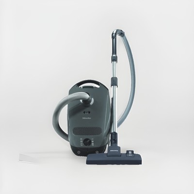 Miele Classic C1 Pure Suction PowerLine Graphite Gray Canister Vacuum Cleaner