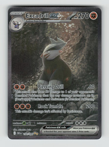 Excadrill ex 168/086 Black Bolt Special Illustration Rare