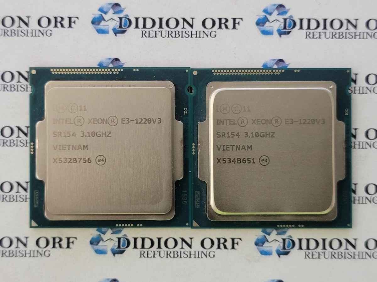 Intel Xeon E3-1220 V3 Processor Model Computer Processors (CPUs