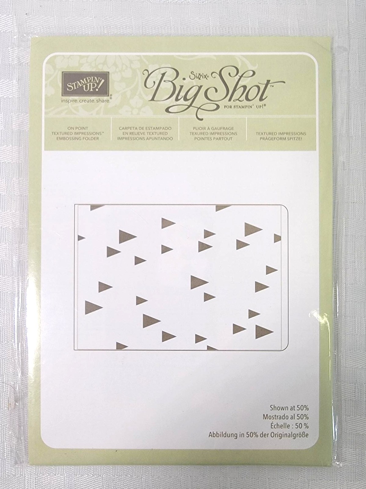 Stampin Up! ON POINT Textured Impressions Embossing Folder