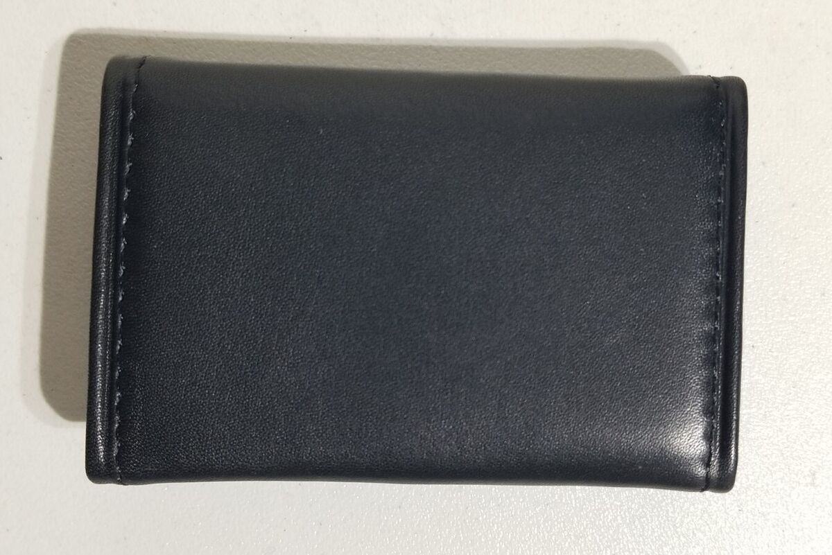 Vintage YSL Yves Saint Laurent Black Leather Key Holder Vintage YSL Yves Saint Laurent Black Leather Key Holder