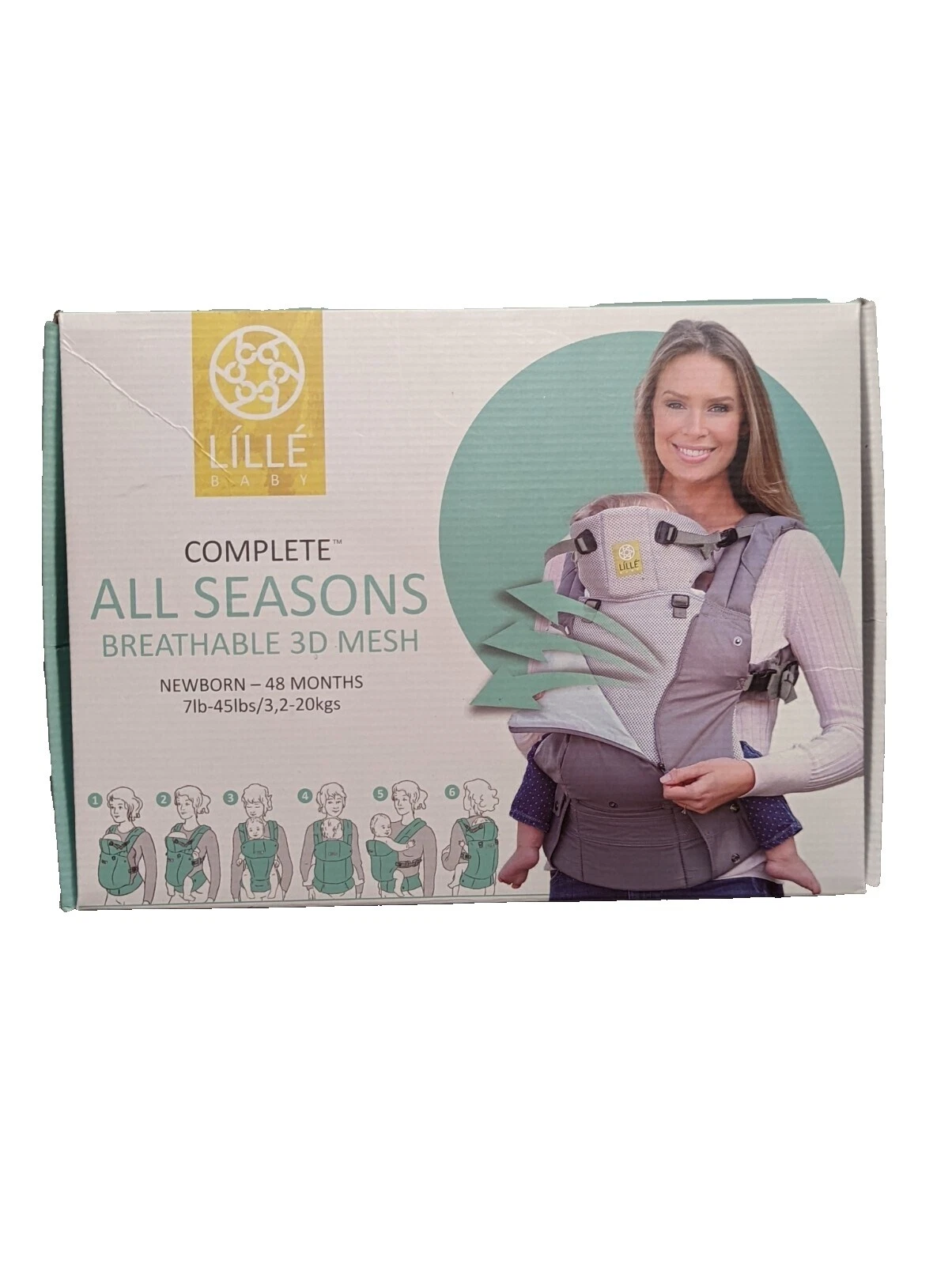 Black 6 Size Baby Baby Carriers