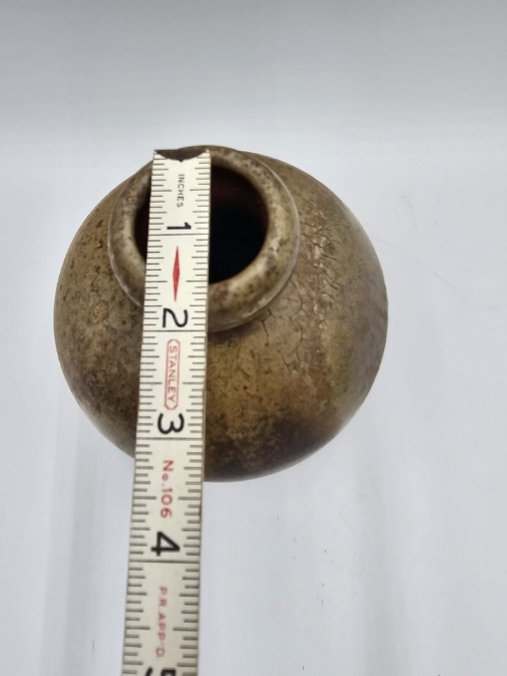 2004 Salt Glaze Vessel Vase Jug Rustic Primitive 7 1/4” Tall eBay